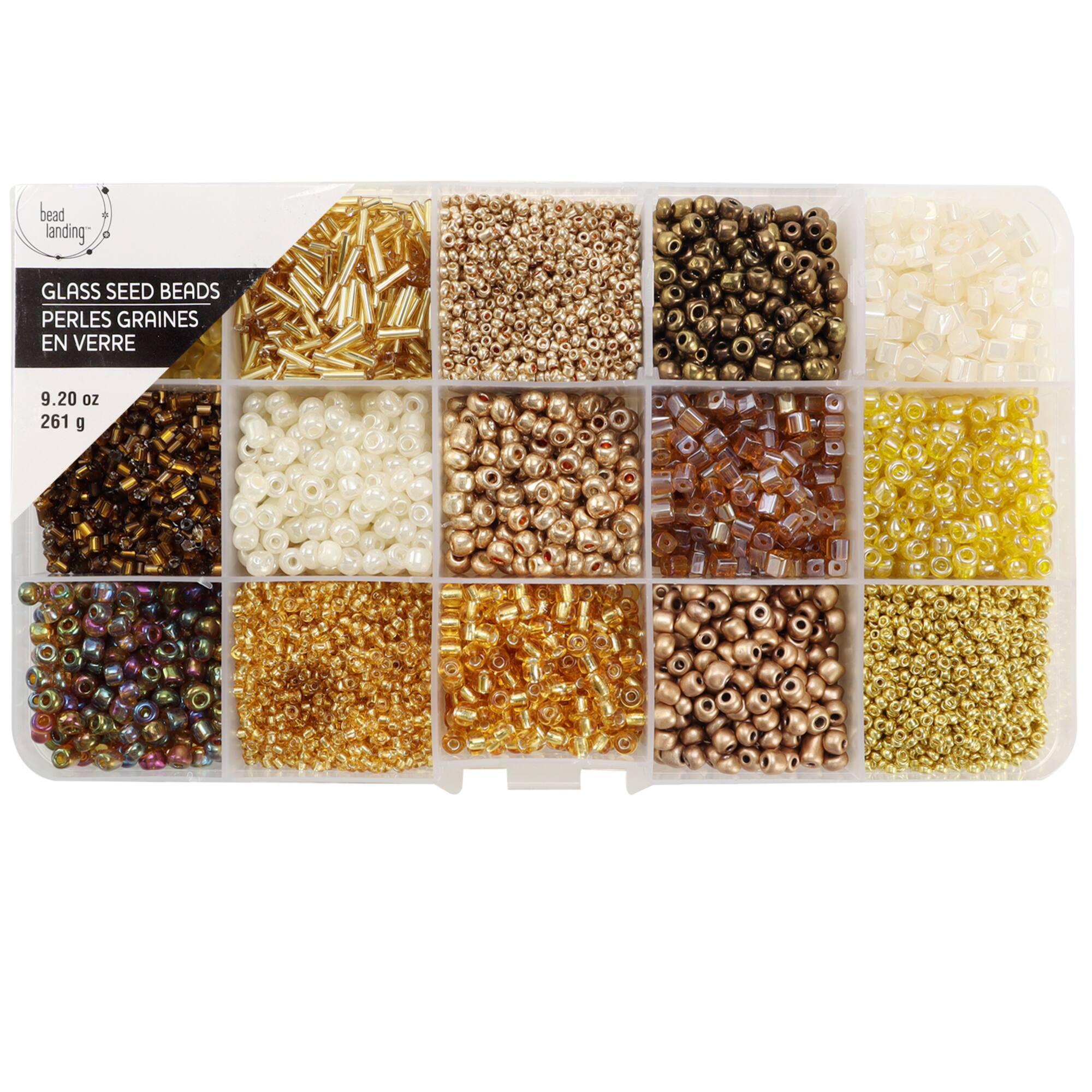 Champagne Mix Glass Seed Beads by Bead Landing®